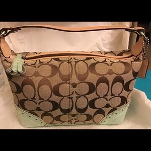 Coach Signature C Mini Baguette Bag